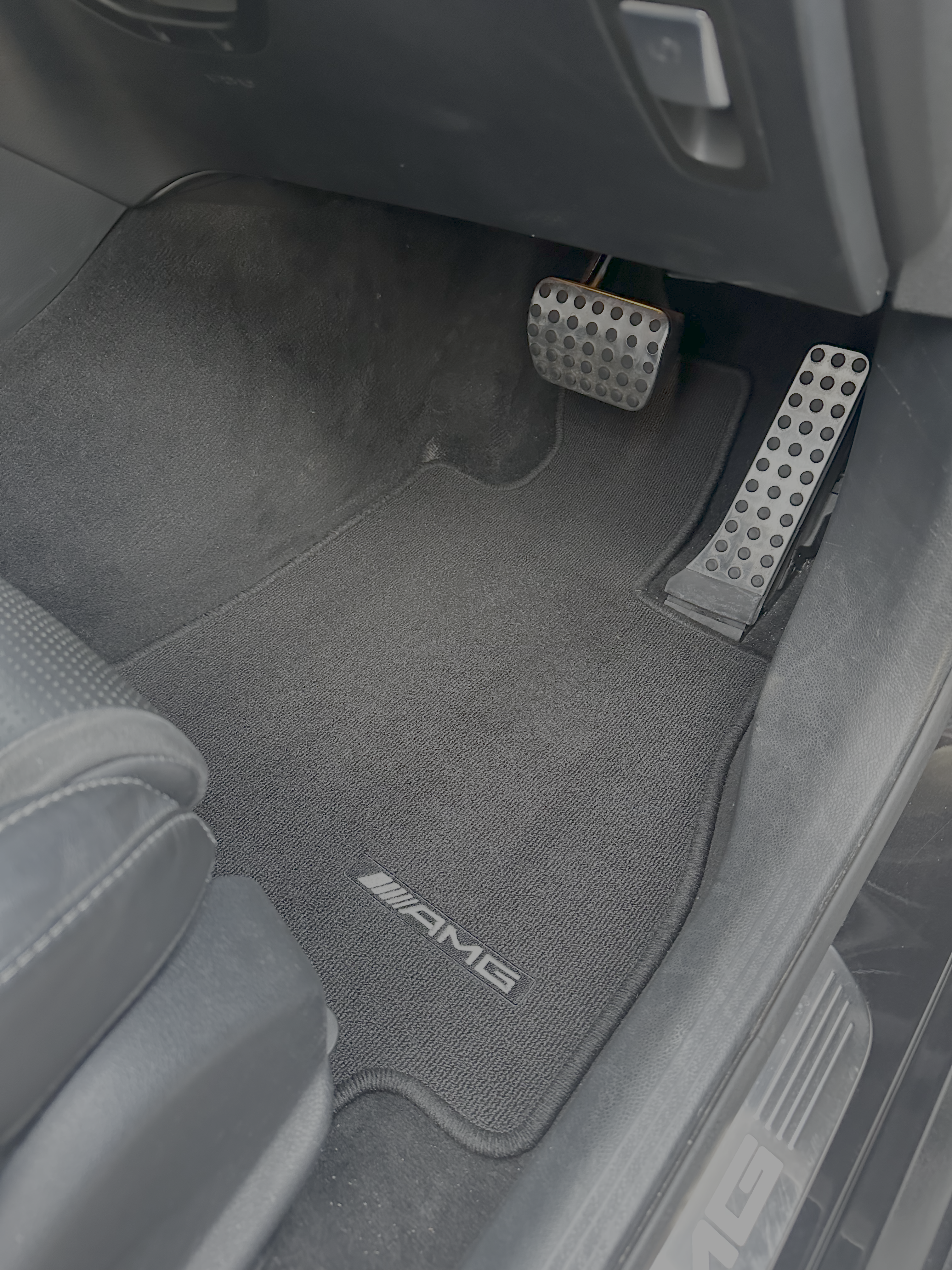 Mercedes-AMG interior floor mat detail