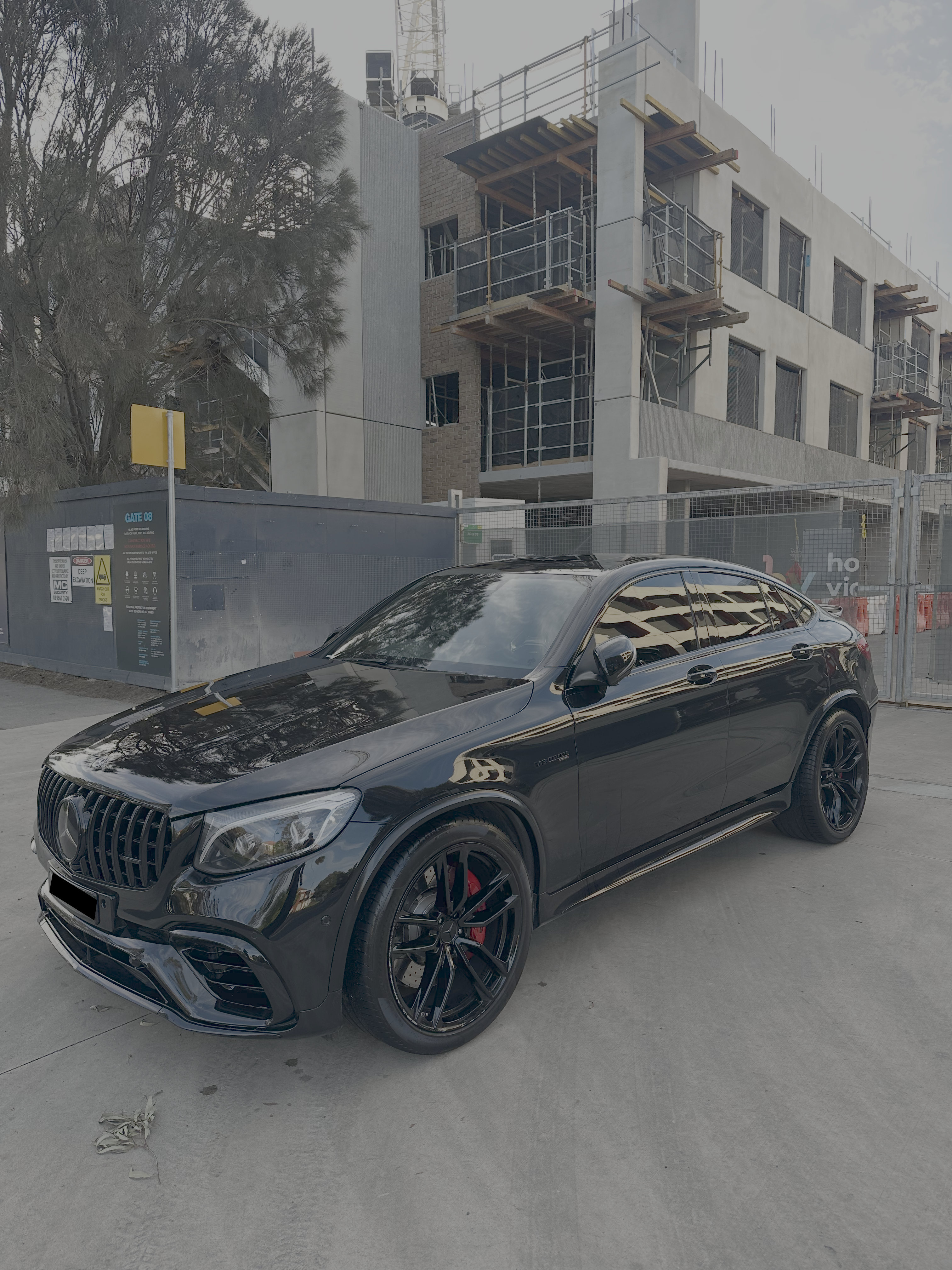 Mercedes-AMG GLC 63 Coupe side profile after detail